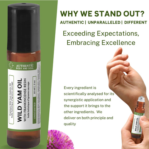 Wild Yam Oil UNSCENTED - Herbal Infused Oil