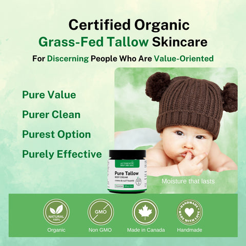 pure tallow cream for sensitive skin