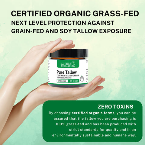 Organic Beef TALLOW Balm UNSCENTED