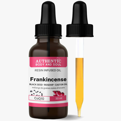 frankincense resin infused face oil