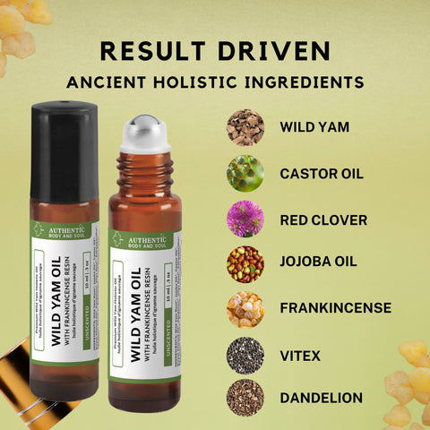 Wild Yam Oil UNSCENTED - Herbal Infused Oil