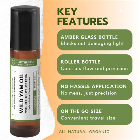 Wild Yam Oil UNSCENTED - Herbal Infused Oil