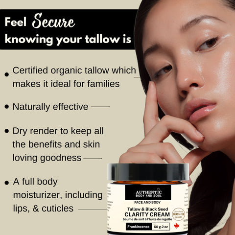 Black Seed Oil Tallow Balm Halal - Certified Grass-Fed Ancestral Tallow