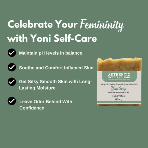 Yoni Soap Tallow Bar - Eucalyptus