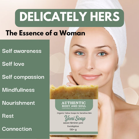 Yoni Soap Tallow Bar - Eucalyptus